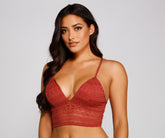 Unforgettable Longline Lace Bralette Sai Feel